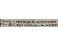 SAUCE DE PIMENT FORTE CAYENNE