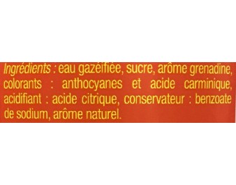 SODA GRENADINE