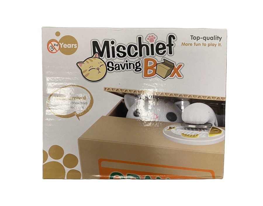 TIRELIRE CHAT VOLEUR D'ARGENT