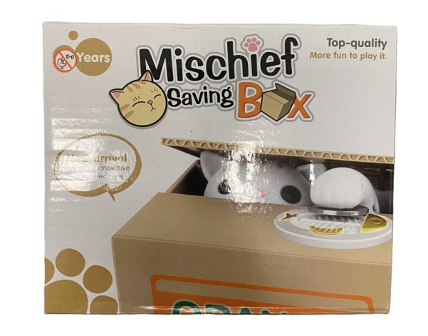 TIRELIRE CHAT VOLEUR D’ARGENT