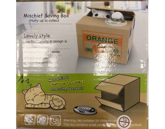 TIRELIRE CHAT VOLEUR D’ARGENT