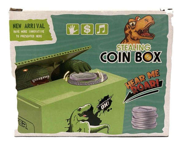 TIRELIRE DINOSAURE VOLEUR D’ARGENT