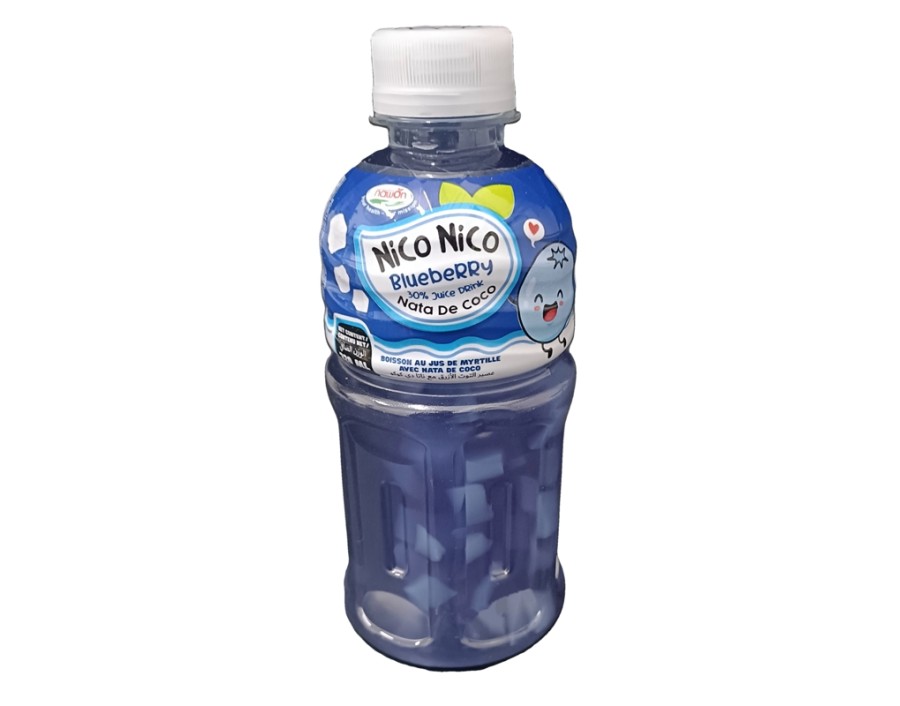 BOISSON AU MYRTILLE ET NATA DE COCO (MOGU MOGU)