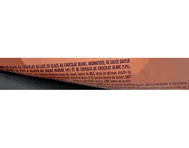 GLACE EXTREME CHOCOLAT CRAQUANT DOUBLE CHOCOLAT ****