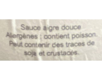 SAUCE AIGRE DOUCE