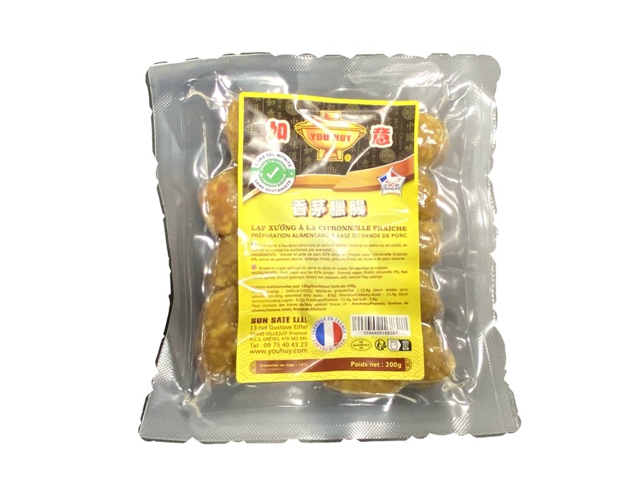 SAUCISSE A LA CITRONNELLE