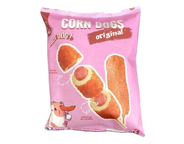 CORN DOGS SAUCISSE VOLAILLE ORIGINAL HALAL 3 P. ****