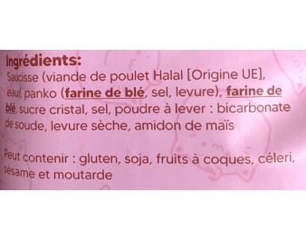 CORN DOGS SAUCISSE VOLAILLE ORIGINAL HALAL 3 P. ****