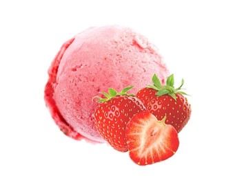 GLACE A LA FRAISE ****