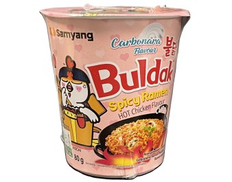 NOUILLES FRITE AU POULET CARBONARA