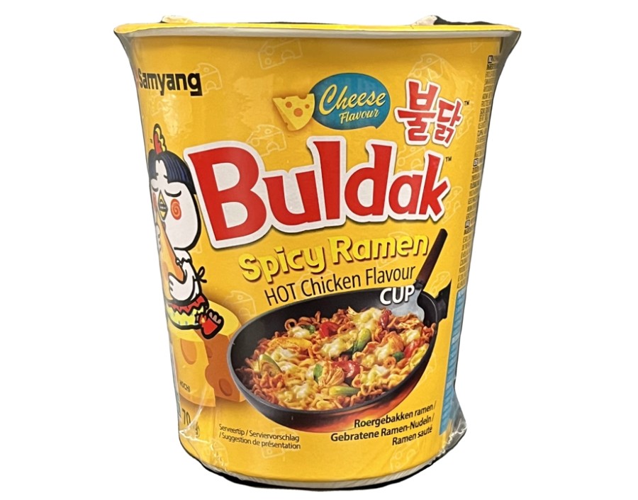 NOUILLES FRITE AU POULET FROMAGE