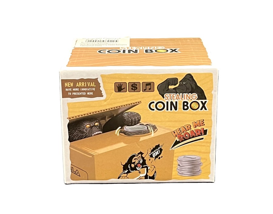 TIRELIRE GORILLE VOLEUR D'ARGENT