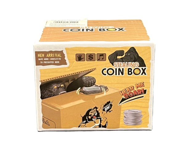 TIRELIRE GORILLE VOLEUR D’ARGENT