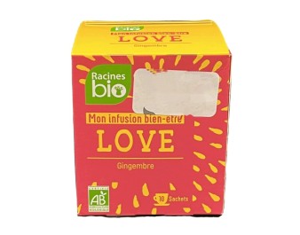 TISANE AU GINGEMBRE ET PASSION 10 P. BIO
