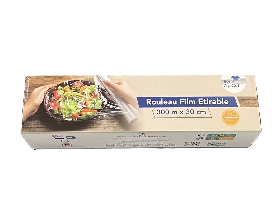 FILM ETIRABLE ALIMENTAIRE 30 CM 300 METRES