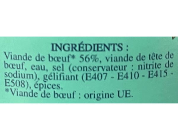 VIANDE DE BOEUF ASSAISONNE PIMENTE