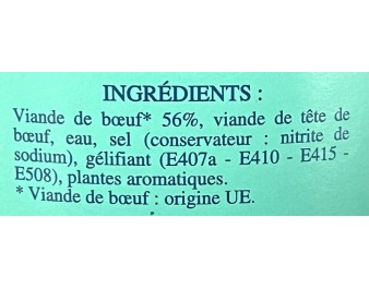 VIANDE DE BOEUF ASSAISONNE