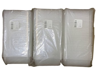 BARQUETTE PLASTIQUE 180 X 133 X 50 MM 0.75 L. 300 P.