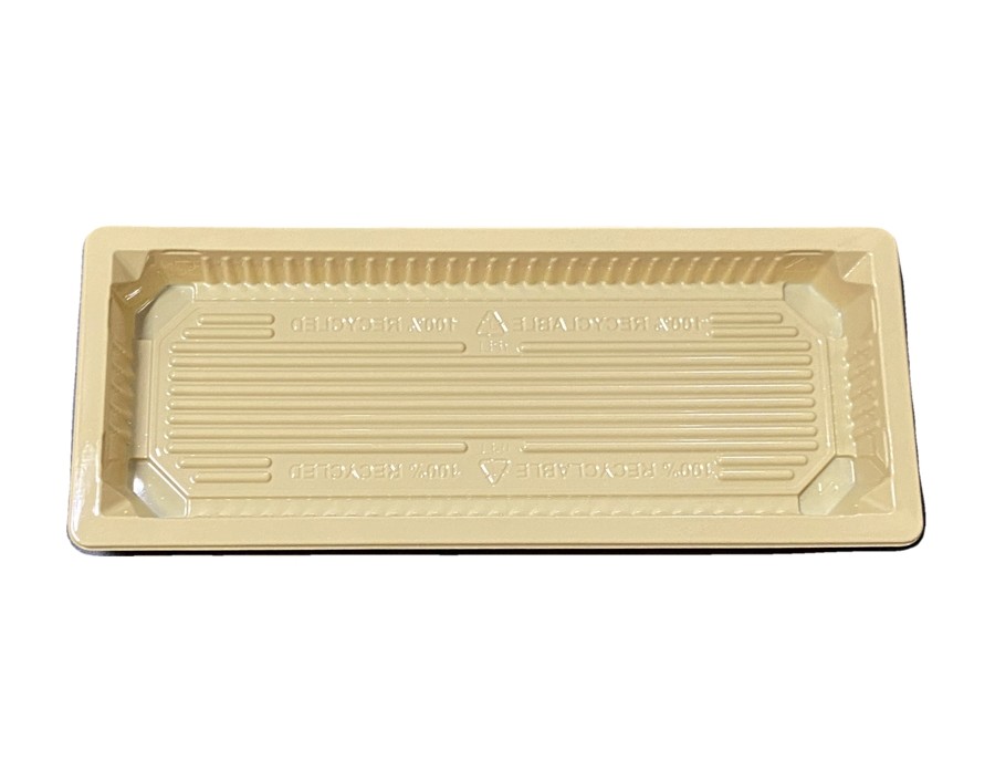 BARQUETTE PLASTIQUE SUSHI 220 X 90 X 22 MM  720 P. A06