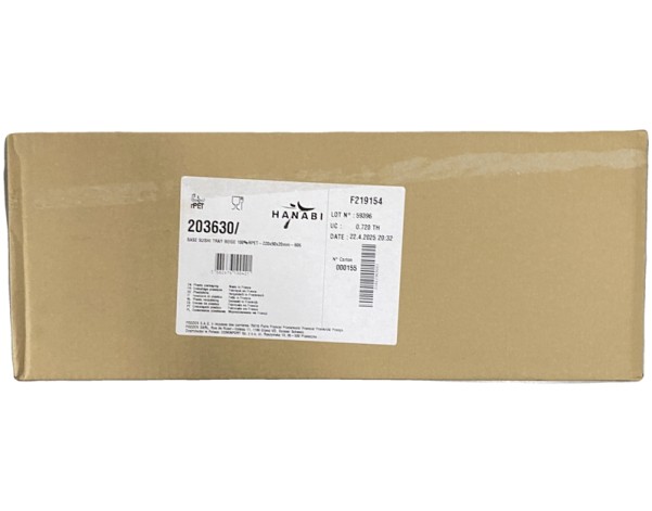 BARQUETTE PLASTIQUE SUSHI 220 X 90 X 22 MM  720 P. A06