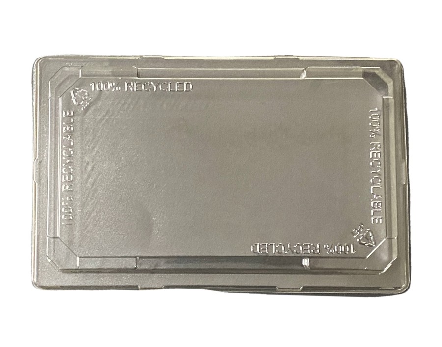 COUVERCLE PLASTIQUE SUSHI 218 X 139 X 30 MM 624 P. 1.50 L. A03