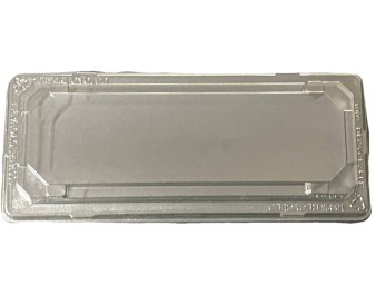 COUVERCLE PLASTIQUE SUSHI 220 X 90 X 22 MM  720 P. A06