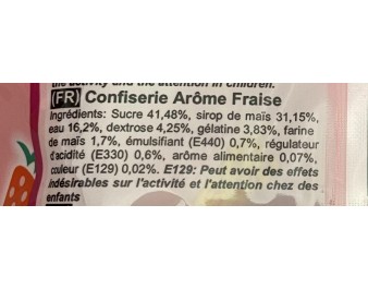 BONBON MARSHMALLOW FRAISE