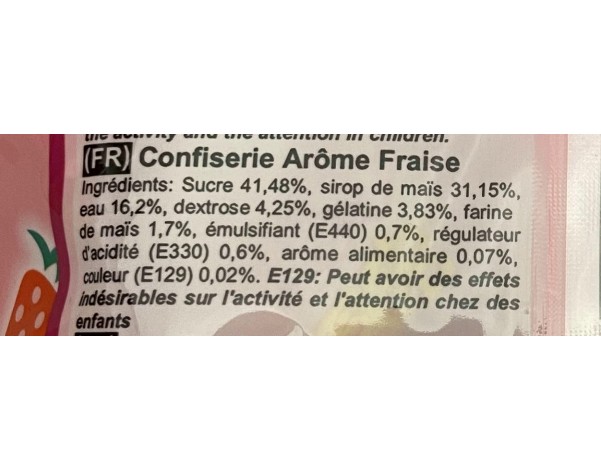 BONBON MARSHMALLOW FRAISE