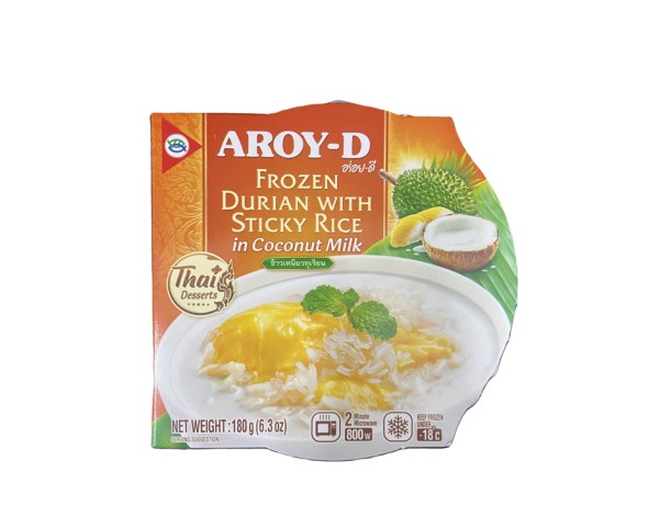 DESSERT AU RIZ GLUANT ET DURIAN AU LAIT DE COCO ****