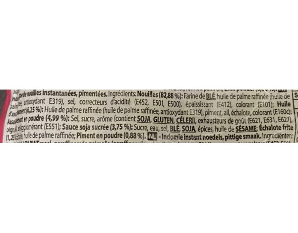 NOUILLES FRITE MI GORENG PEDAS