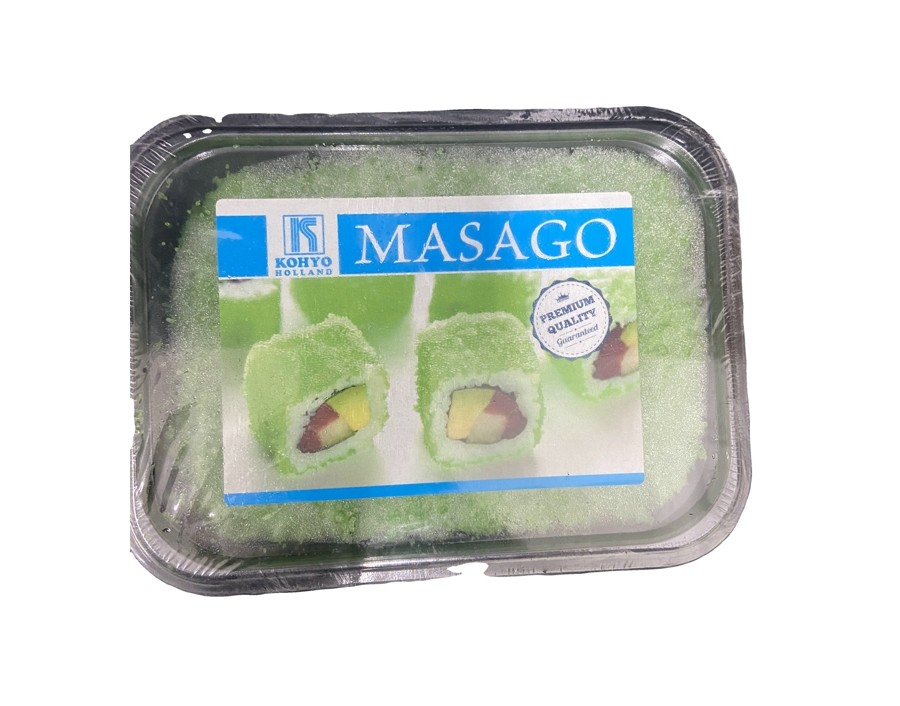 OEUFS DE CAPELAN VERT WASABI (MASAGO) ****