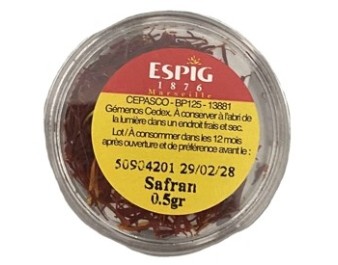 SAFRAN EN FILAMENT SECHE