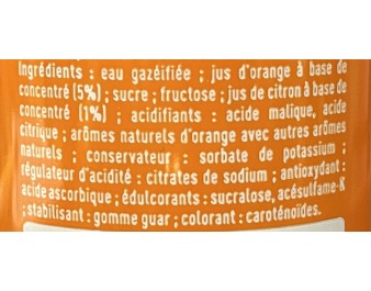 BOISSON A L’ORANGE