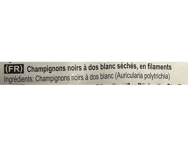 CHAMPIGNON NOIR EMINCE