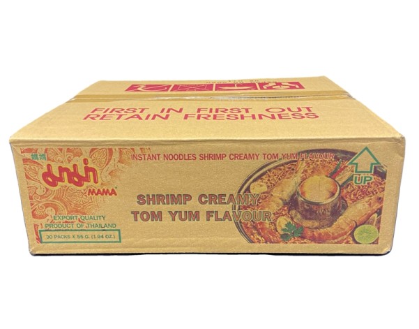 NOUILLES AUX CREVETTES TOM YUM CREMEUSE