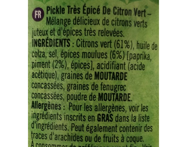 MELANGE DE CITRON FORT