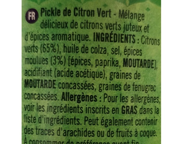 MELANGE DE CITRON MOYEN-FORT