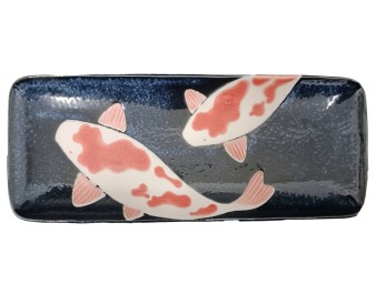 ASSIETTE SUSHI KOÏ 12.5 X 29.5 CM