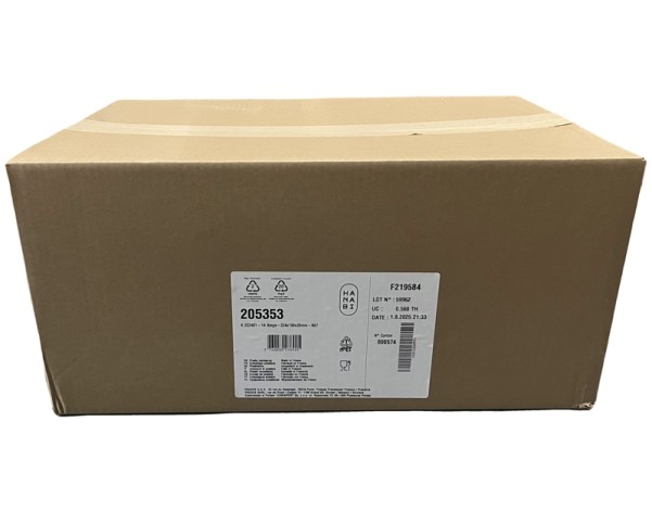 BARQUETTE PLASTIQUE SUSHI 224 X 150 X 20 MM 560 P. A07