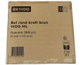 BOL EN PAPIER 160 X 64 MM  1000 ML 300 P.