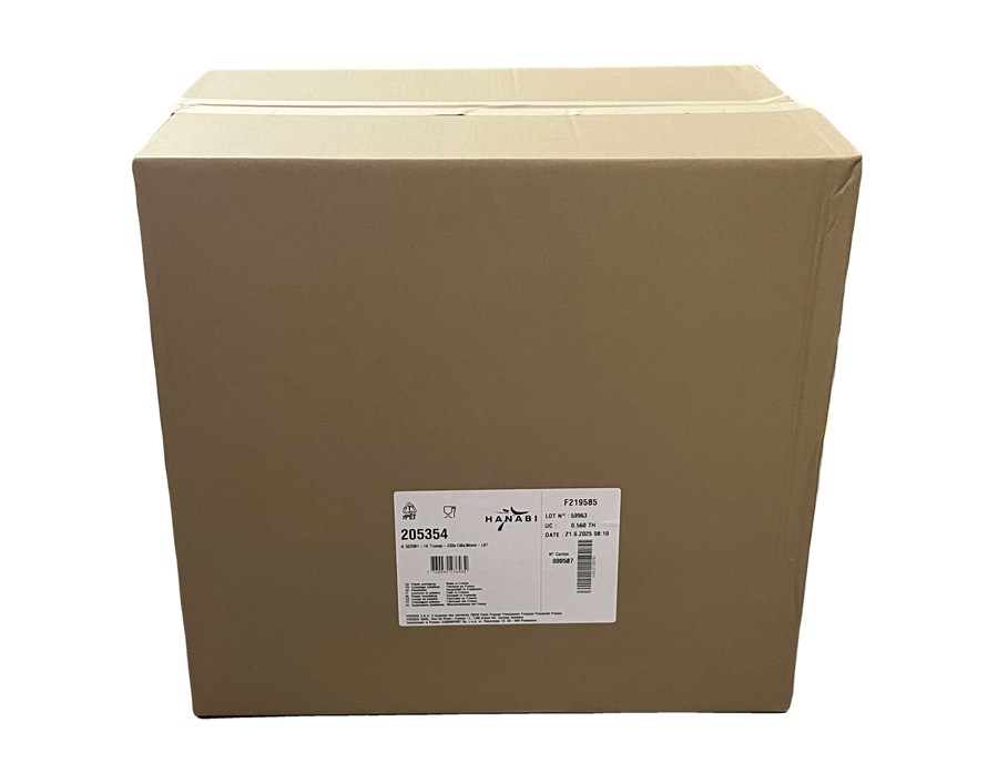 COUVERCLE PLASTIQUE SUSHI 233 X 158 X 30 MM 560 P. A07