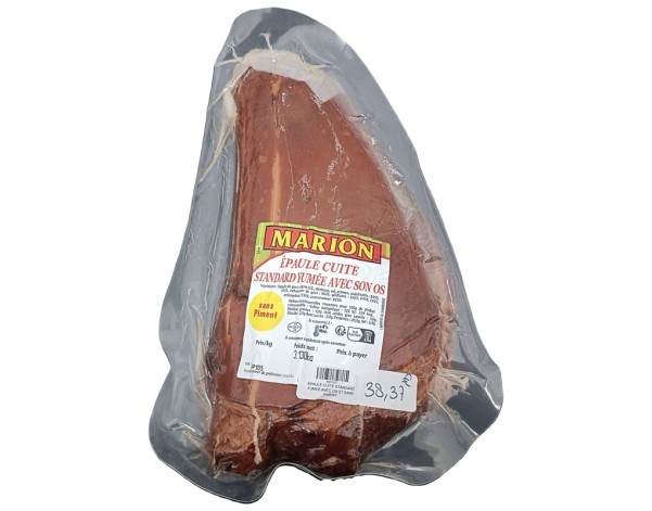 EPAULE CUITE STANDARD FUMEE AVEC OS ET SANS PIMENT (A LA PESEE)