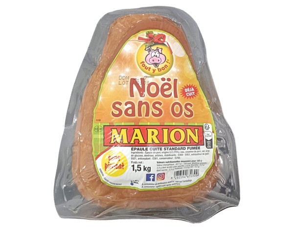EPAULE CUITE STANDARD FUMEE SANS OS SANS PIMENT NOËL