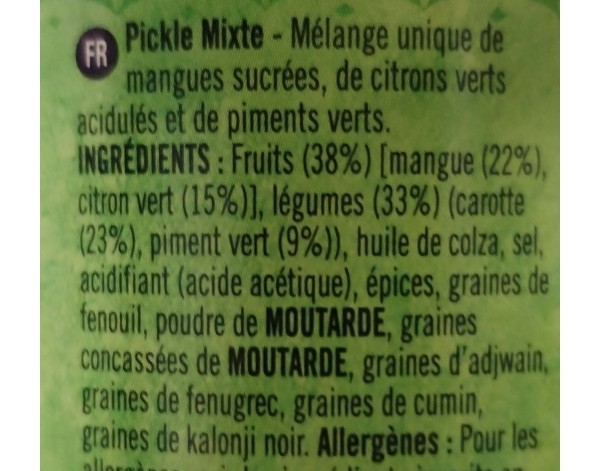 MELANGE DE LEGUMES MIXTE FORT