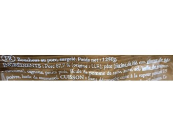 BOUCHEE AU PORC 50 P. ****