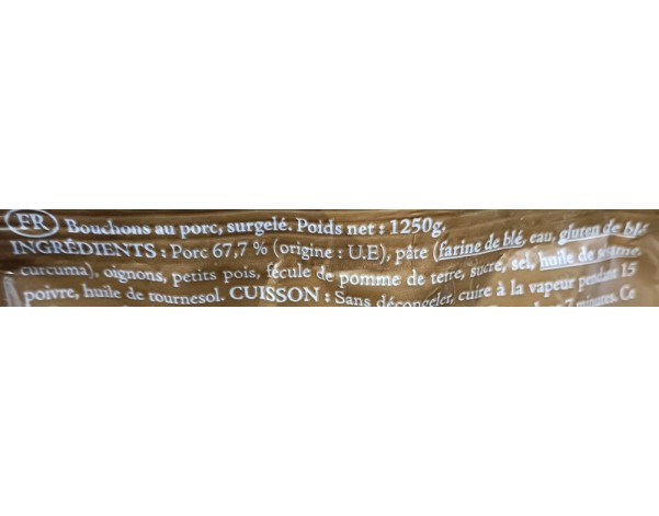 BOUCHEE AU PORC 50 P. ****