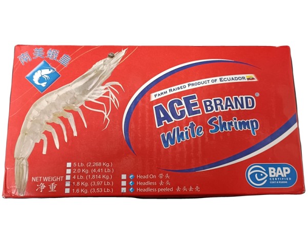 QUEUE DE CREVETTE 31/40 PTO VANAMEI 100 %****