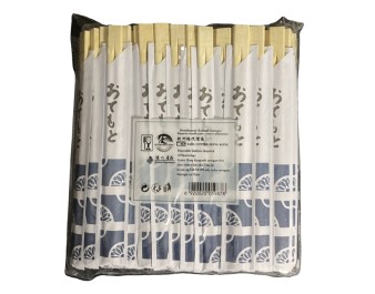 BAGUETTE EN BAMBOU 21 CM AVEC ENVELOPPE BLANCHE 100 P.