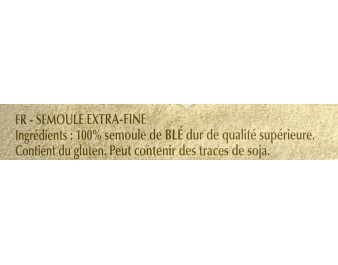 SEMOULE DE BLE EXTRA FINE