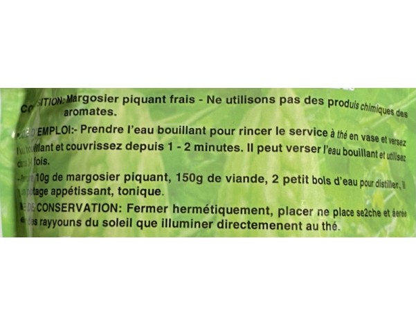 THE AU CONCOMBRE AMER